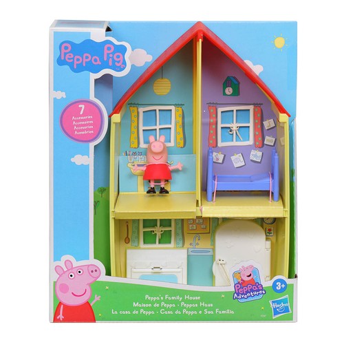 Playset casa famiglia - famiglia, peppa